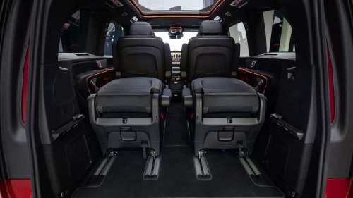 Mercedes VLE : intérieur et coffre du nouveau van allemand