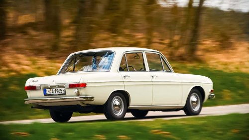 Audi, Audi (1965) à l'essai : Quatre anneaux, quatre temps