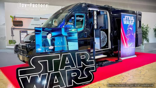 Camping-car Star Wars : L'Étoile de la Mort de Dark Vador sur roues