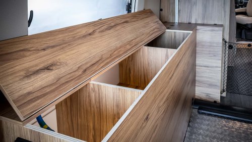 Karmann Dexter 635: camper con espacio de almacenamiento variable