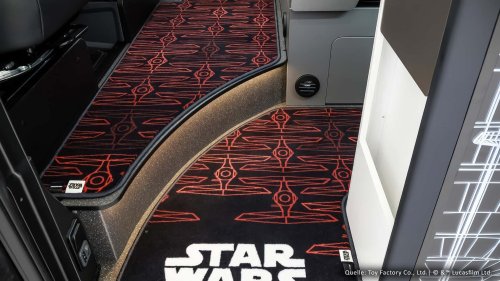 Camping-car Star Wars : L'Étoile de la Mort de Dark Vador sur roues