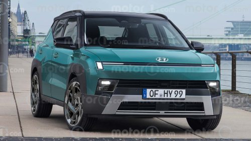 Der neue Hyundai Bayon (2027) im Rendering von Motor1.com