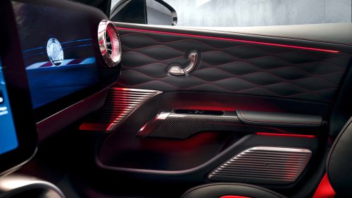 Mercedes, Mercedes-AMG's Electric Super Sedan Reveals A Screen-Crazy Interior