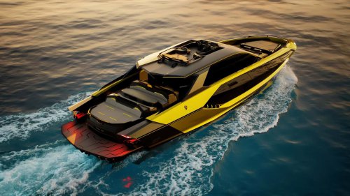 Lamborghini a un nouveau yacht qui ressemble à une supercar