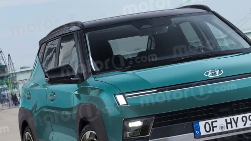 Der neue Hyundai Bayon (2027) im Rendering von Motor1.com