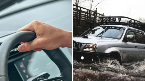 Man Drives Nissan Truck To A Raging River. Then He Tries To Cross It