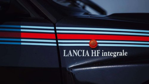 La Lancia Delta HF Integrale d'un célèbre chanteur italien est à vendre