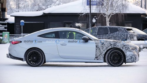 Mercedes, Mercedes CLE Coupé (2027) als Erlkönig erwischt: Dezentes Facelift