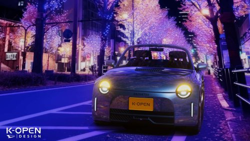 The Daihatsu K-Open Hints at Affordable RWD Sports Car