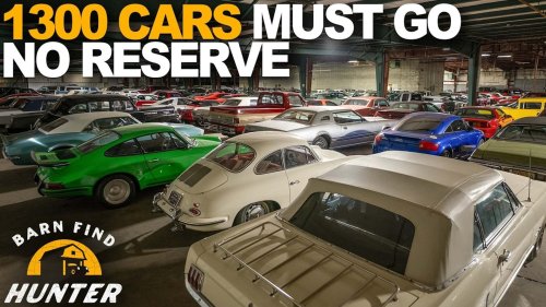 Descubrimiento épico: 1.300 coches clásicos salen del olvido