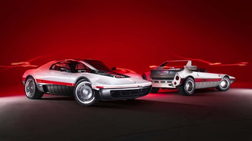Bertone, Bertone's New V6 Retro Sports Car Has Pop-Up Headlights