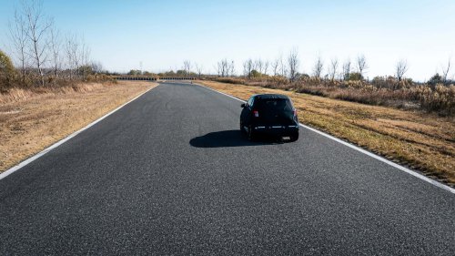 smart #2, primeras fotos de las pruebas en carretera