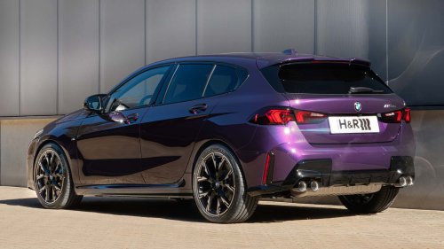 BMW, Klassen-Einstieg: BMW M135 xDrive mit H&R-Tieferlegungsfedern