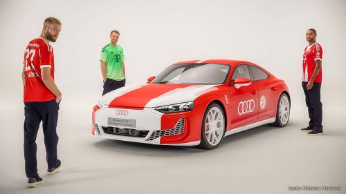 Audi übergibt dem FC Bayern neue Dienstwagen