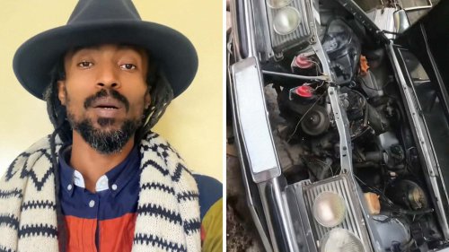 Modifikasi Mercedes Retro Menjadi Mobil Listrik