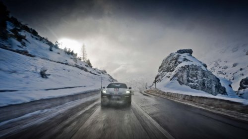 Porsche, Porsche 911 Dakar, El Porsche 911 Dakar se toma unos días de descanso en los Dolomitas