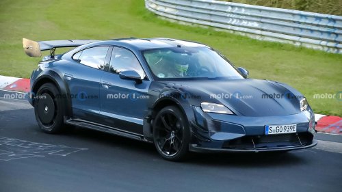 Porsche, Porsche Taycan, Nürburgring-Rekord im Visier: Sehen wir hier einen Porsche Taycan GT4 RS?