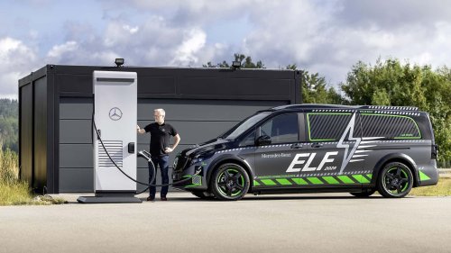 Mercedes-Benz experimenta con la carga rápida, bidireccional y sin cables