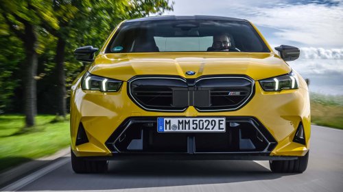 New BMW M5 Spotted Hiding Radical Facelift During Track Test