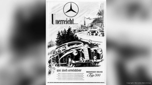 Mercedes 300 (W 186): Dieser Adenauer ist rot