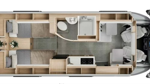 Leisure Travel Vans Unity TBX, una autocaravana canadiense de lujo