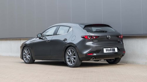 Mazda, Mazda 3, Qualität, die begeistert: Der Mazda 3 mit H&R-Tieferlegungsfedern
