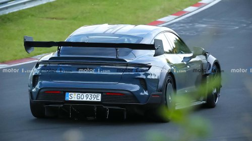 Nürburgring-Rekord im Visier: Sehen wir hier einen Porsche Taycan GT4 RS?