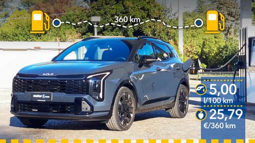 Kia Sportage diesel mild hybrid (2025), prueba real de consumo de combustible