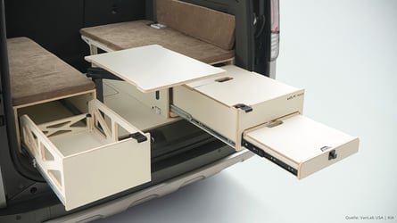 Esta Kia se transforma en 5 minutos en una camper completa