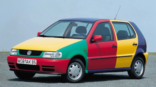 VW Polo Harlekin (1995) im Fahrbericht: Bunte Republik Deutschland