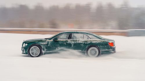 Bentley, Increíble: este Bentley ha alcanzado los 193 km/h sobre hielo