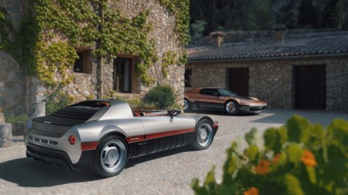 La nouvelle sportive rétro V6 de Bertone est équipée de phares escamotables