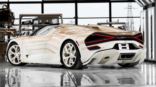 Bugatti W16 Mistral « La Perle Rare » : une touche de café au lait