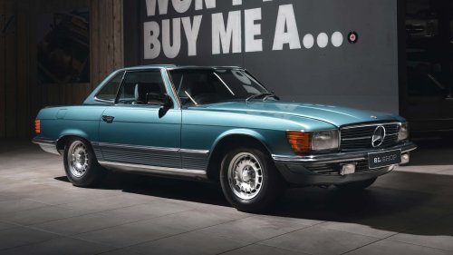 Mercedes, Dieser makellose Mercedes SL stand 42 Jahre in der Garage
