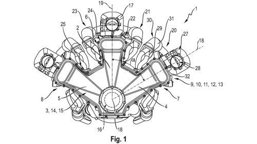 Porsche, Porsche Just Patented One This Wild Engine With 18 Cylinders