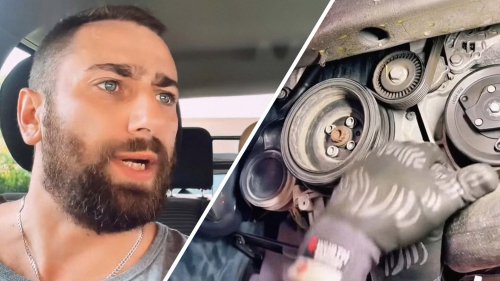 'Noo Way:' Mechanic Shares Hack for Getting Behind Serpentine Belt. But Does It Work?