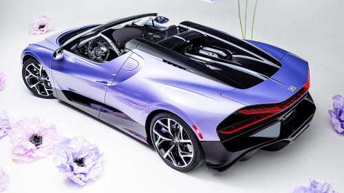 Bugatti W16 Mistral als Lavendel-Unikat: Sweet Caroline