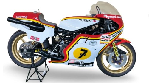 Esta Suzuki ganadora del mundial de 500 podría ser tuya, siempre y cuando seas rico