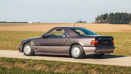 Cuando el Mercedes-Benz Coupé de los años 80 tenía alas de gaviota