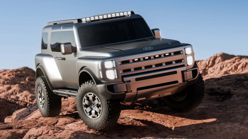 Hyundai Previews First Body-On-Frame Pickup With Wild Boulder Concept
