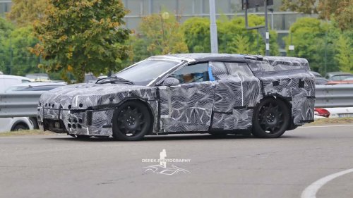 El primer Ferrari eléctrico se oculta asemejándose al Breadvan