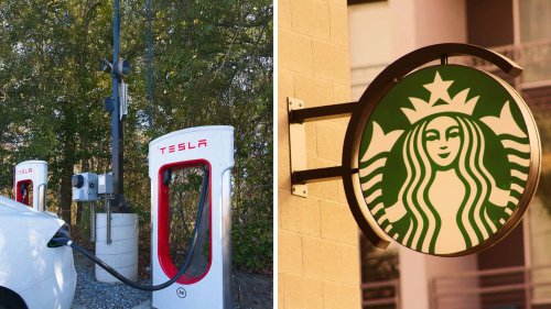 'You Oughta Know': Tesla Driver Charges At Starbucks Station. Then He Tries To Order A Coffee
