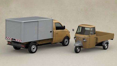 Caselani convierte una Piaggio Ape en una furgoneta retro impresionante