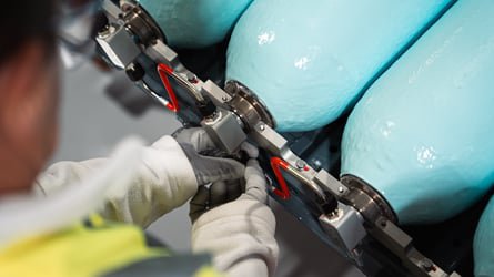 Der neue Wasserstofftank des BMW iX5 Hydrogen