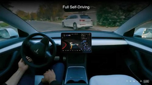 Tesla, Col Full Self-Driving 14, Tesla fait les essais de conduite autonome (véritable)