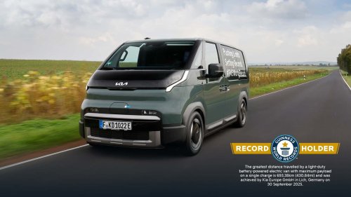 Récord mundial de autonomía para una furgoneta eléctrica