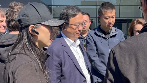 La plana mayor de BYD viajó desde China para entregar sus primeros autos en Argentina