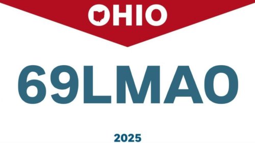 Ohio Rejected 891 Vanity Plates This Year. Some of Them Are Hilarious