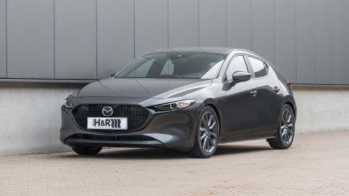 Mazda, Mazda 3, Qualität, die begeistert: Der Mazda 3 mit H&R-Tieferlegungsfedern