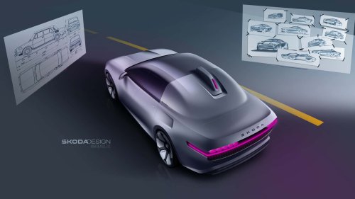 Skoda, Skoda's Imaginary New Sedan Looks So Good You'll Wish It Existed